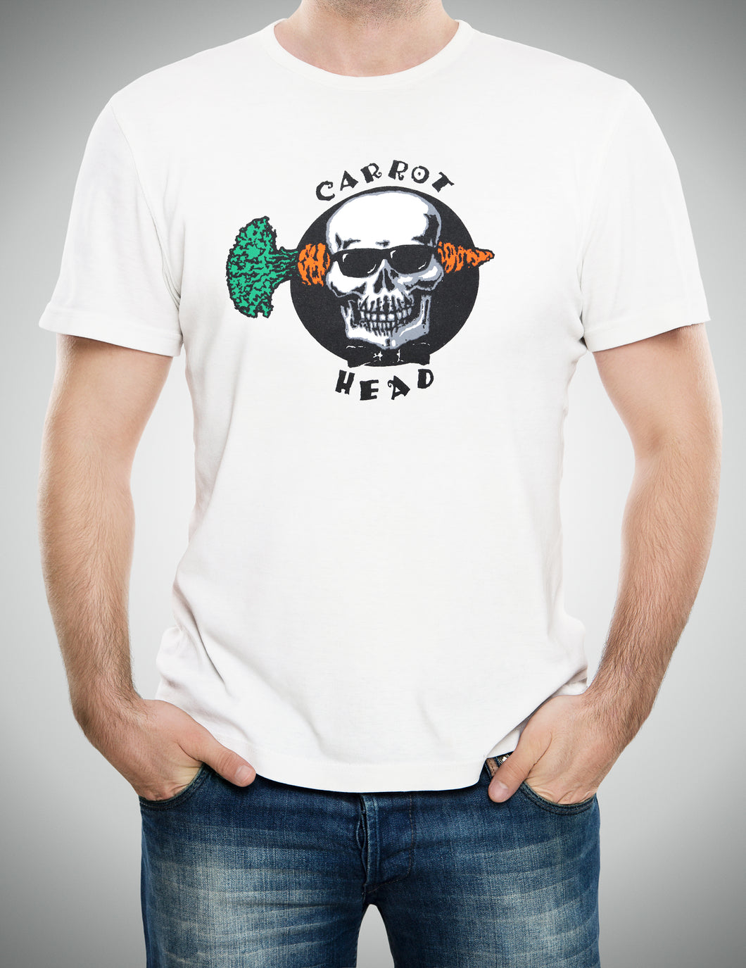 Carrot Top Men's Skull Carrot Head T-Shirt
